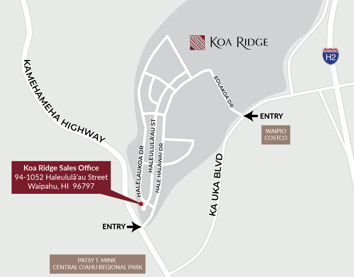 Koa Ridge Walea at Koa Ridge Location